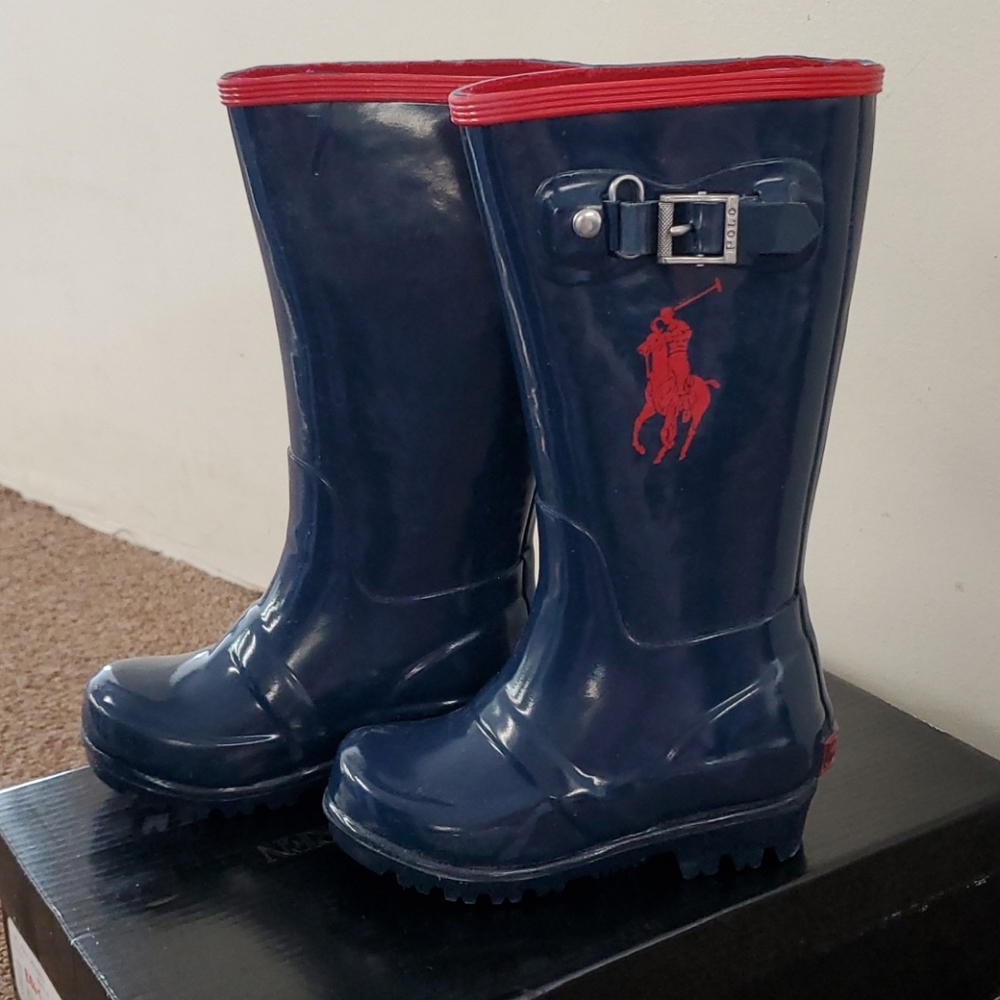 Polo rain boots